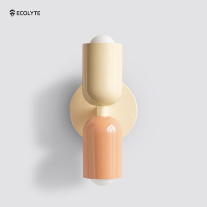 ECOLYTE Colorful Nordic Bedside Wall Lamp