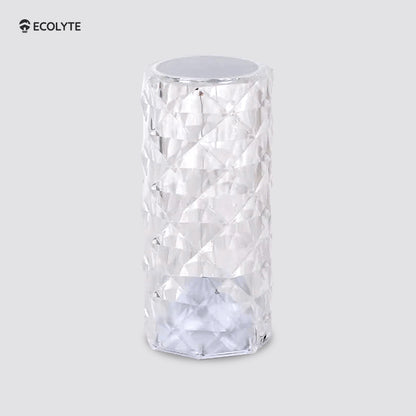 ECOLYTE Crystal 16 Colors Touch/Remote Dimmable Night Light