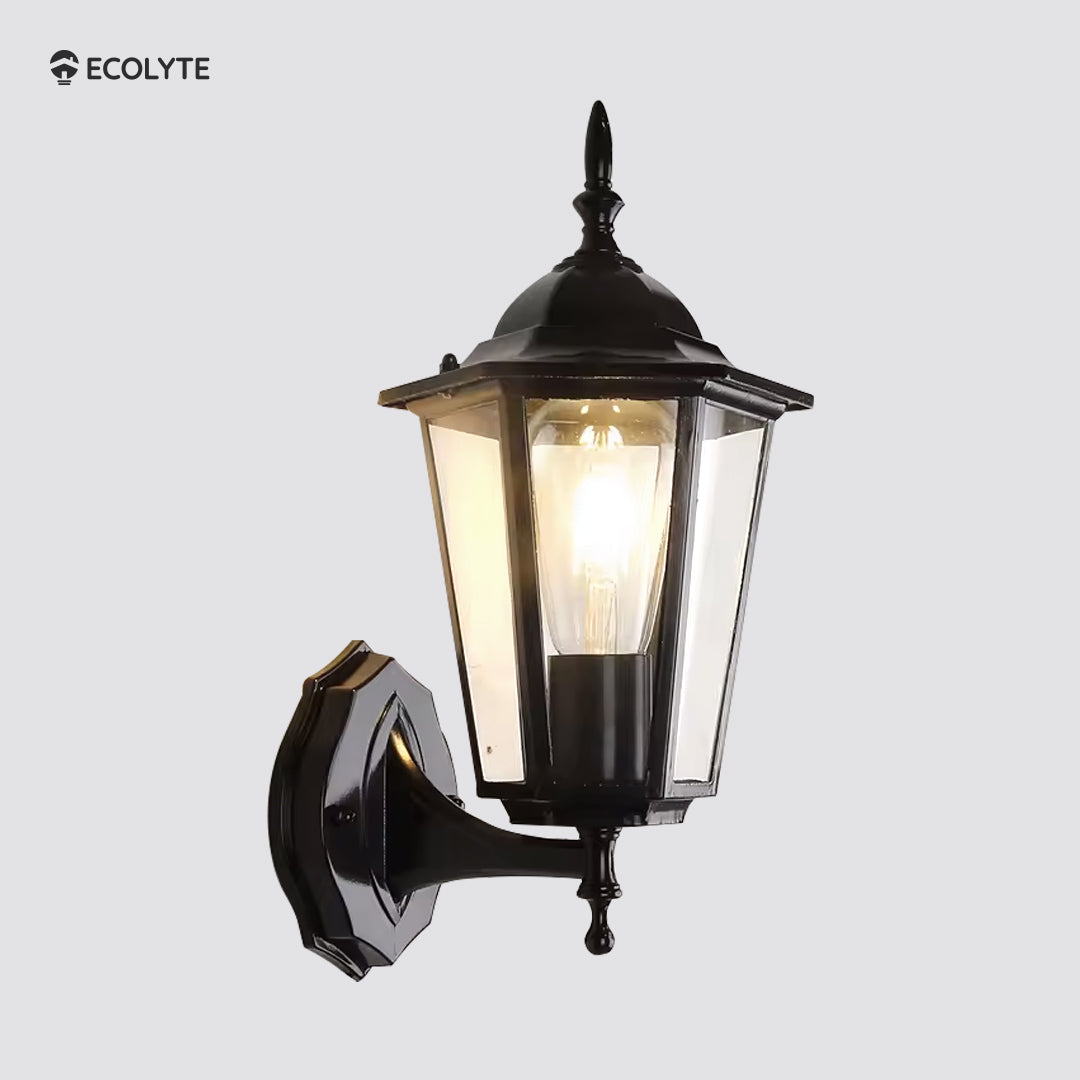 ECOLYTE 1000mah Outdoor Lighting Retro Solar Wall Lamp