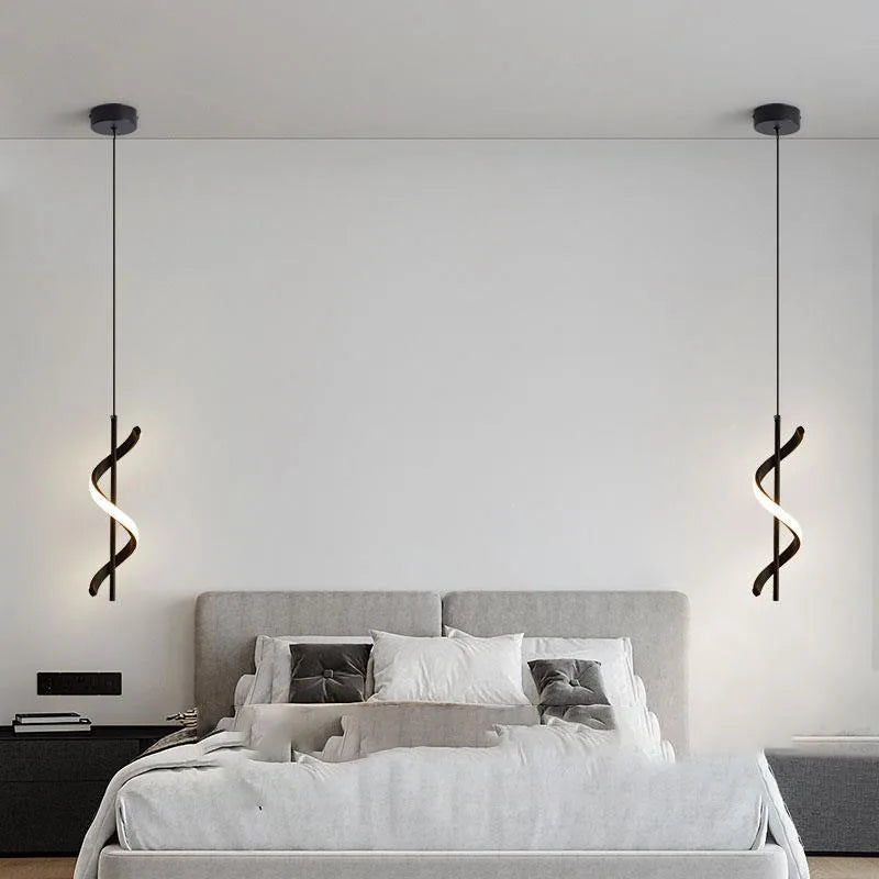 ECOLYTE Lustre Bedside Rotating Chandelier Pendant Lights