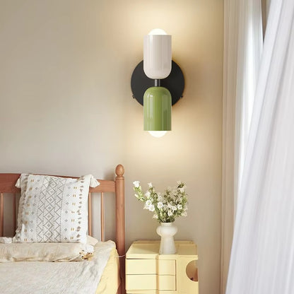 ECOLYTE Colorful Nordic Bedside Wall Lamp