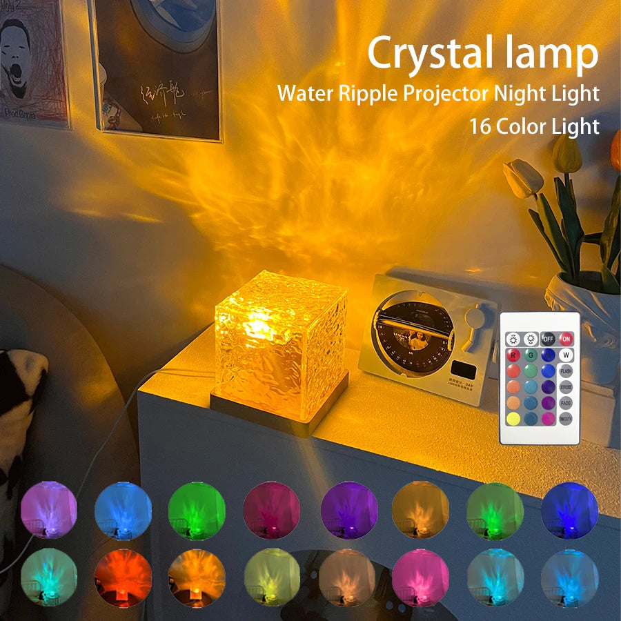 ECOLYTE Water Projector 16 Colors Night Light