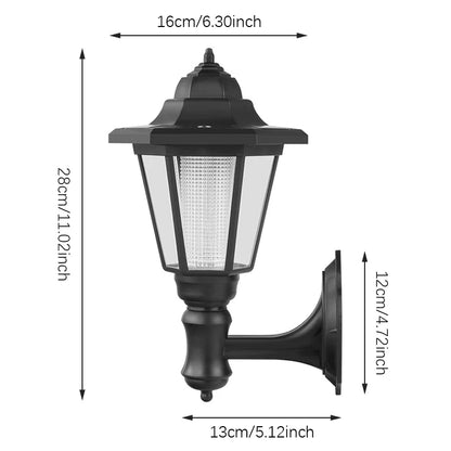 ECOLYTE 1000mah Outdoor Lighting Retro Solar Wall Lamp