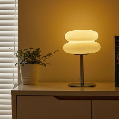 ECOLYTE Cream Table Lamp Plastic Lampshade