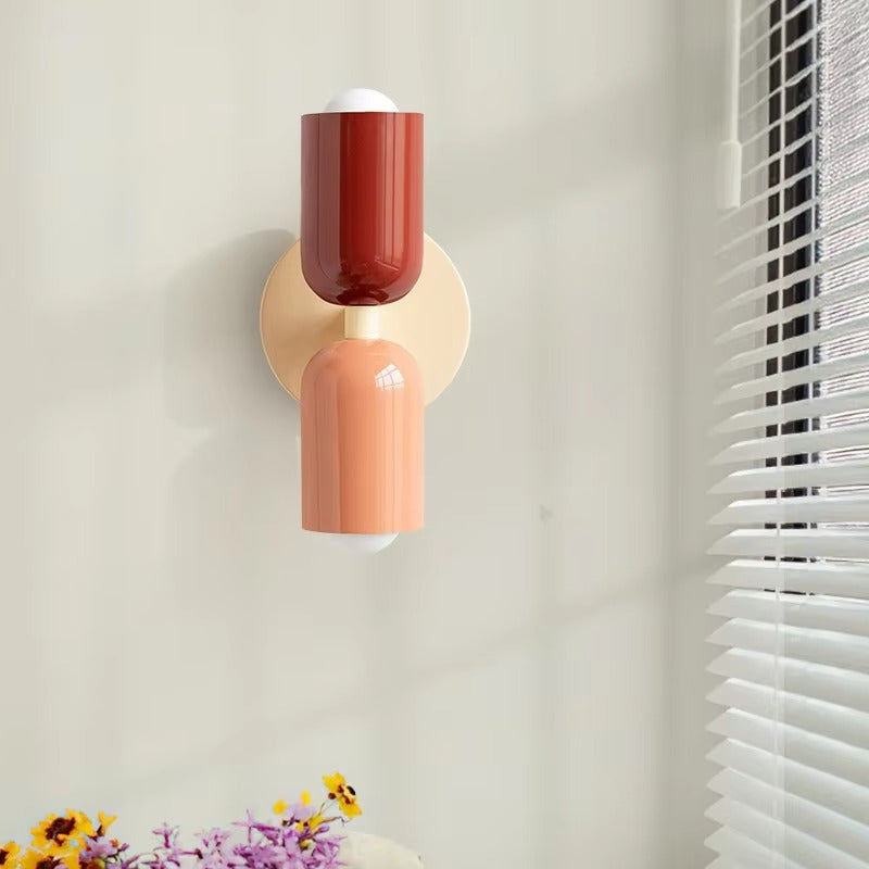 ECOLYTE Colorful Nordic Bedside Wall Lamp