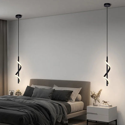 ECOLYTE Lustre Bedside Rotating Chandelier Pendant Lights