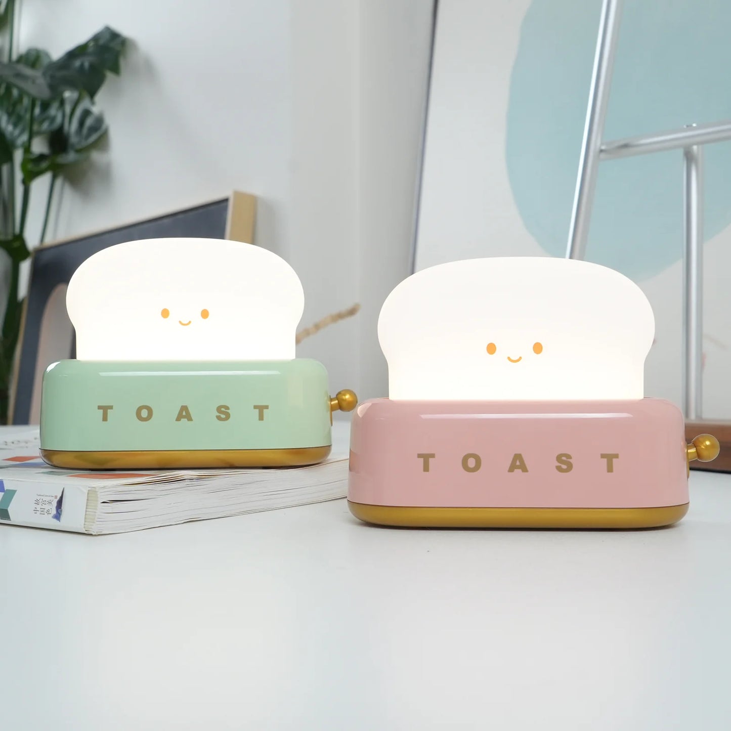 ECOLYTE Bread Toaster Nightlight Rechargeable Led Lamp