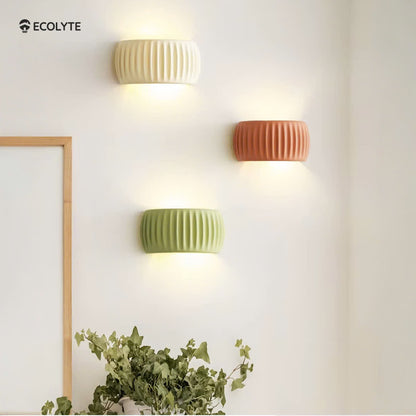 ECOLYTE French Beige Resin Wall Lamp