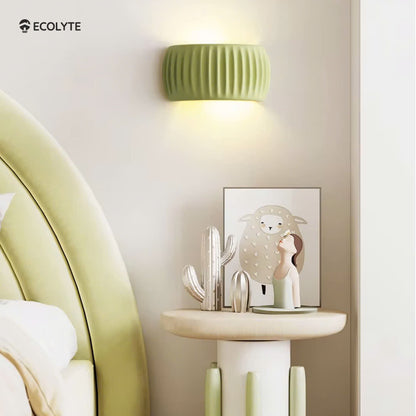 ECOLYTE French Beige Resin Wall Lamp