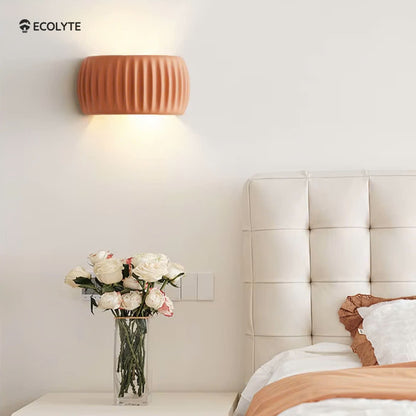 ECOLYTE French Beige Resin Wall Lamp