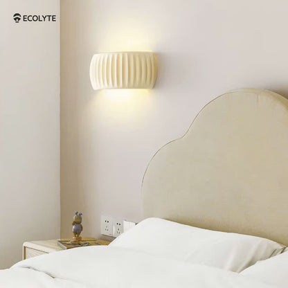 ECOLYTE French Beige Resin Wall Lamp